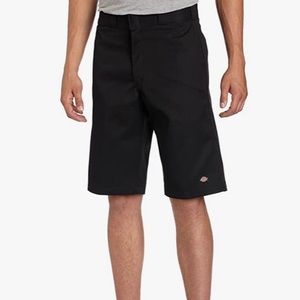 Dickies Men's 13-Inch Relaxed-Fit Multi-Pocket Short Size 32 Black